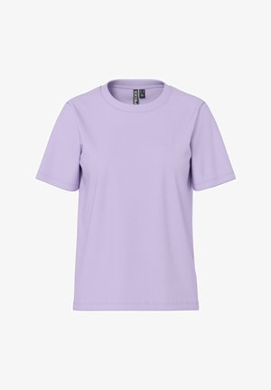 Pieces, PCRIA SS SOLID TEE JRS NOOS BC - Basic póló - pastel lilac
