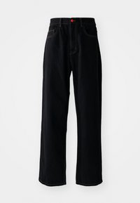 SUPER LOOSE UNISEX - Straight leg jeans - black