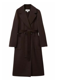 Reiss FIT - LUCIA DOUBLE BREASTED BLINDSEAM  - Mantel - chocolate