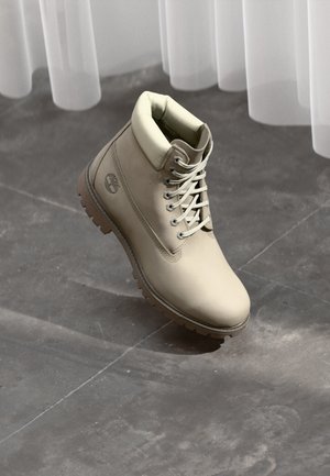 Botines con cordones - mid grey/light green