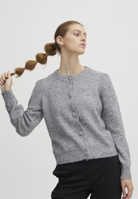 ICHI IHKamara - Gilet - grey melange