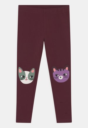 KNEEPATCH CATS - Legging - dark lilac