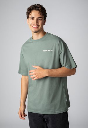 T-Shirt print - middle-green
