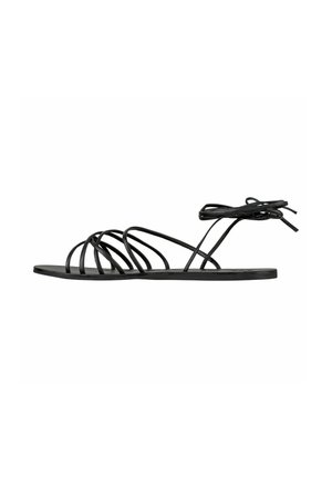 Manebí, MULTI STRIPES TIE-UP - Sandali - black
