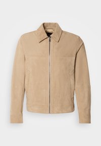 MALBANO - Leather jacket - light beige