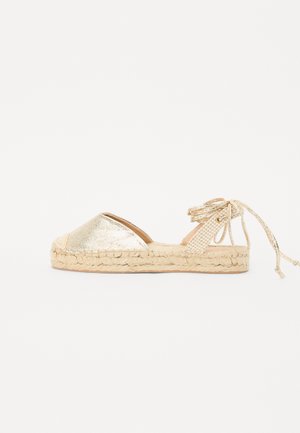 Espadrilles - gold