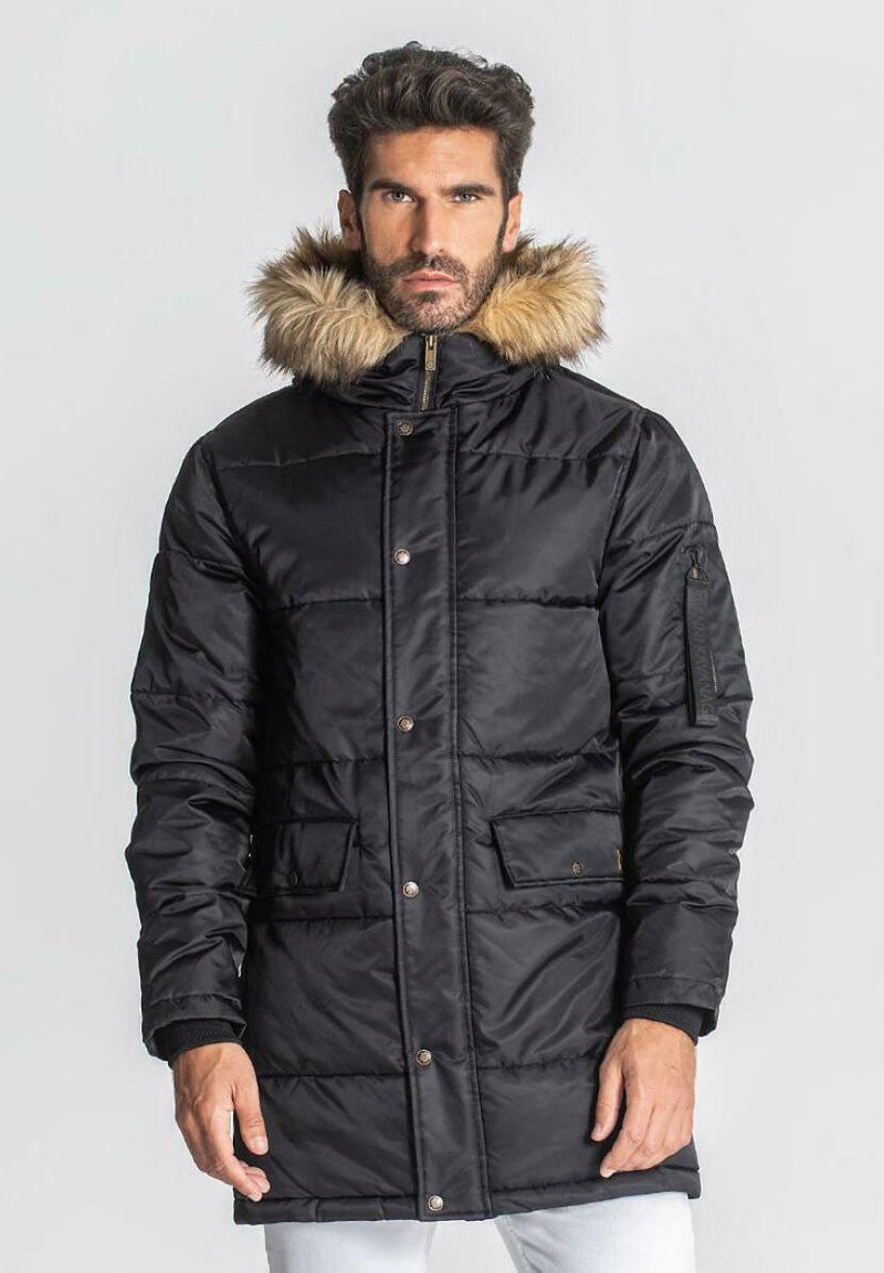 Manteau D'hiver Transformable Redbridge Pour Homme - Style Classique Chic, Col Double Amovible, Coupe Ajustée
