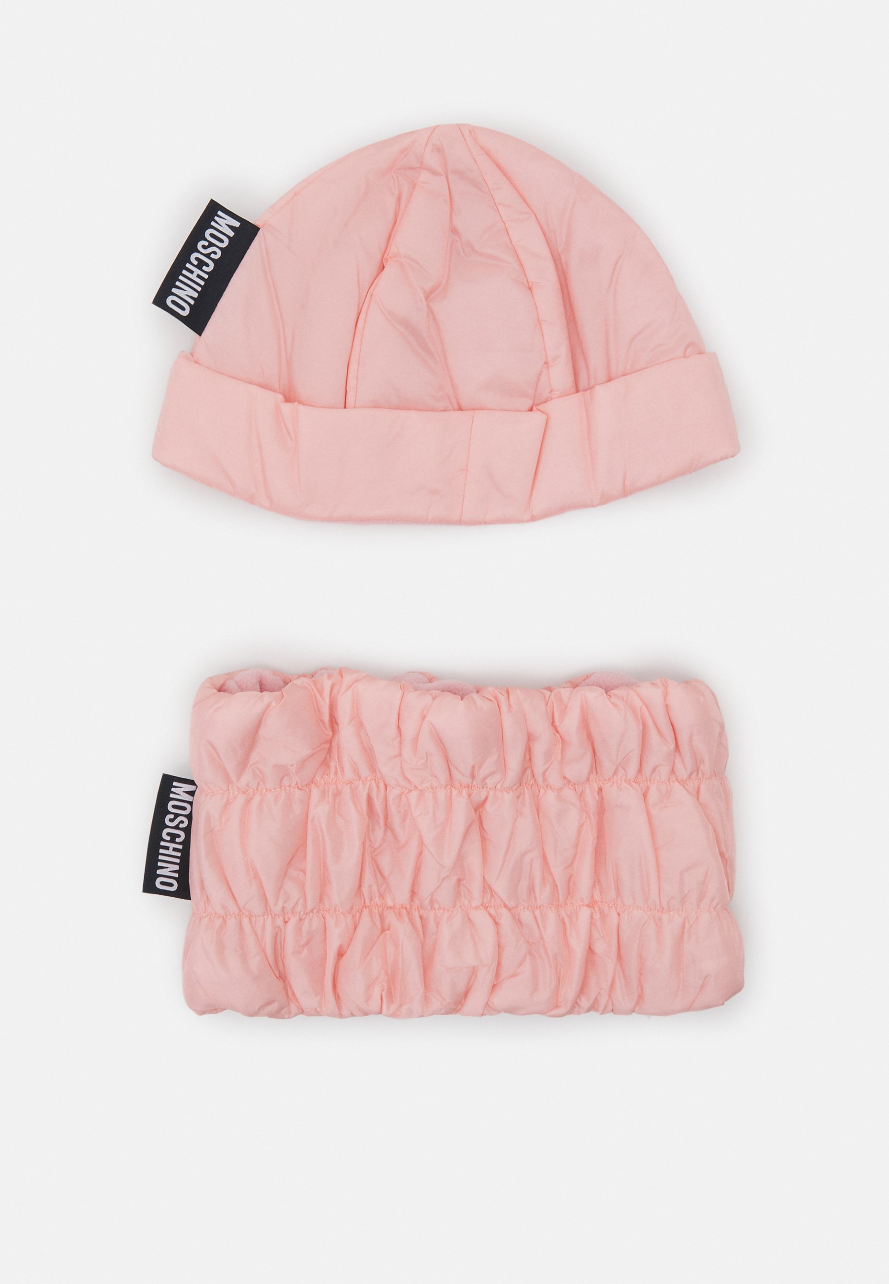 moschino hat and scarf set