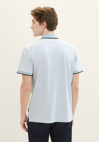 TOM TAILOR Polotričko - white foggy blue twotone