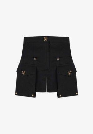 Elisabetta Franchi, ELISABETTA FRANCHI BLACK SHORTS WITH POCKETS - Shorts - black