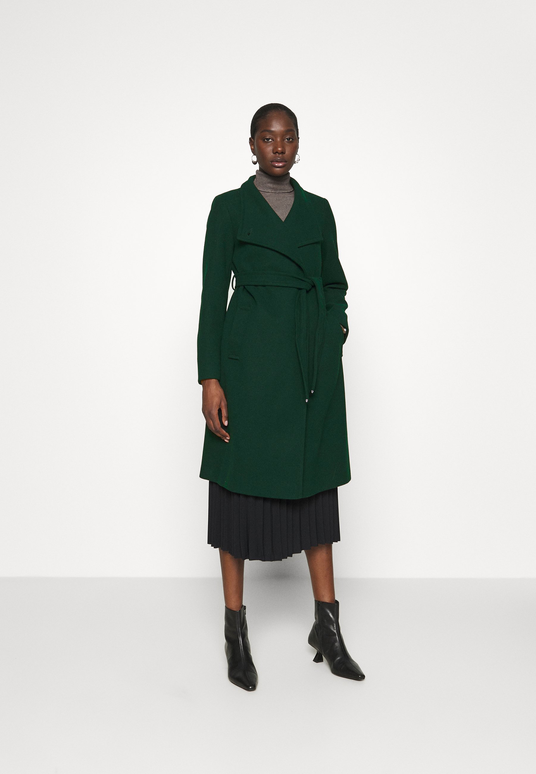 dorothy perkins funnel neck coat