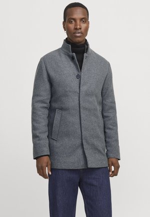 Jack & Jones JWHDUANE WOOL JACKET - Vinterkappa /-rock - dark grey melange