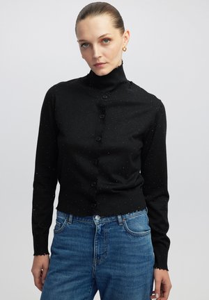Strickjacke - black