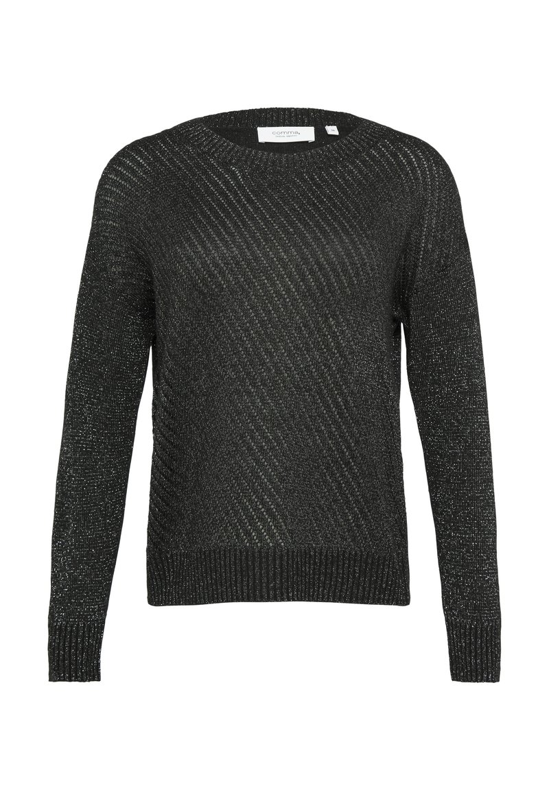comma casual identity Trui zwart comma casual identity Trui zwart