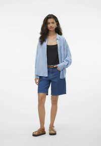 VERO MODA VMMELANEY QUEENY LS Shirt Wvn Noos, Nero, XS