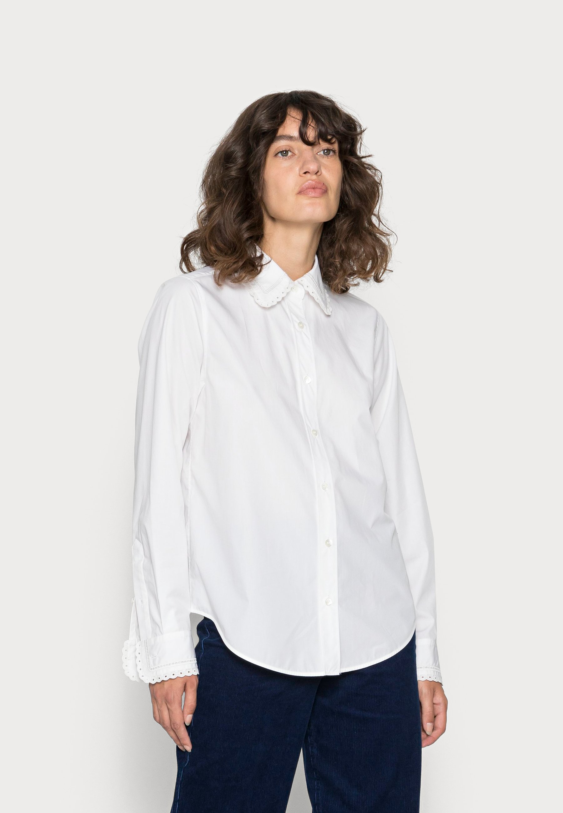 ARKET Blouse - white - Zalando.co.uk