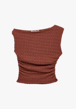 Koton, DRAPED BLOUSE . - Blusa - brown