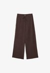 STRADIVARIUS - Pantalon classique - mottled dark brown