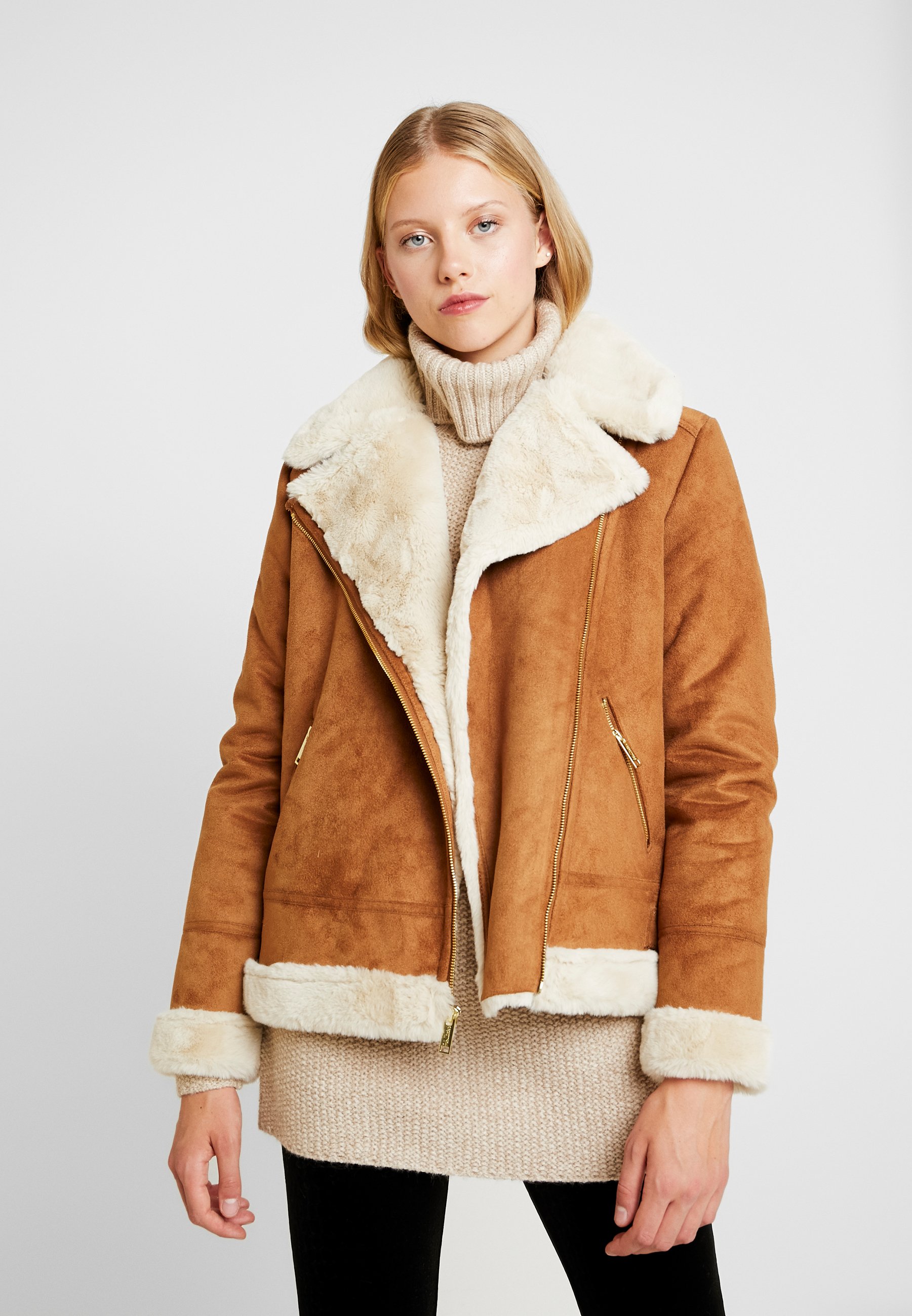 hollister shearling jacket