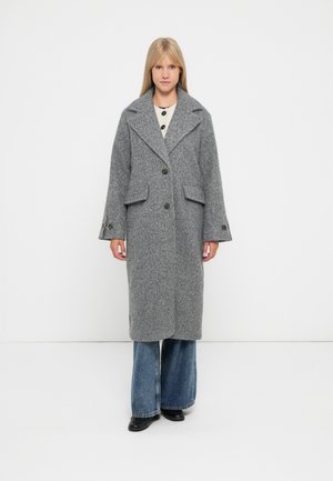 VMANNYJOLIE LONG COAT - Klassisk kåpe / frakk - medium grey melange