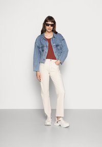 ONLY S/S SOLID NOOS PTM - T-shirt básica - henna
