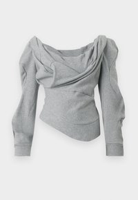 BOUNCE - Tops ar garām piedurknēm - grey melange