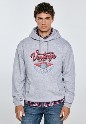 LUKA - Kapuzenpullover - grau
