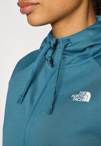 The North Face REAXION HOODED FULL ZIP JACKET - Majica s kapuljačom i patentnim zatvaračem - space dark heather
