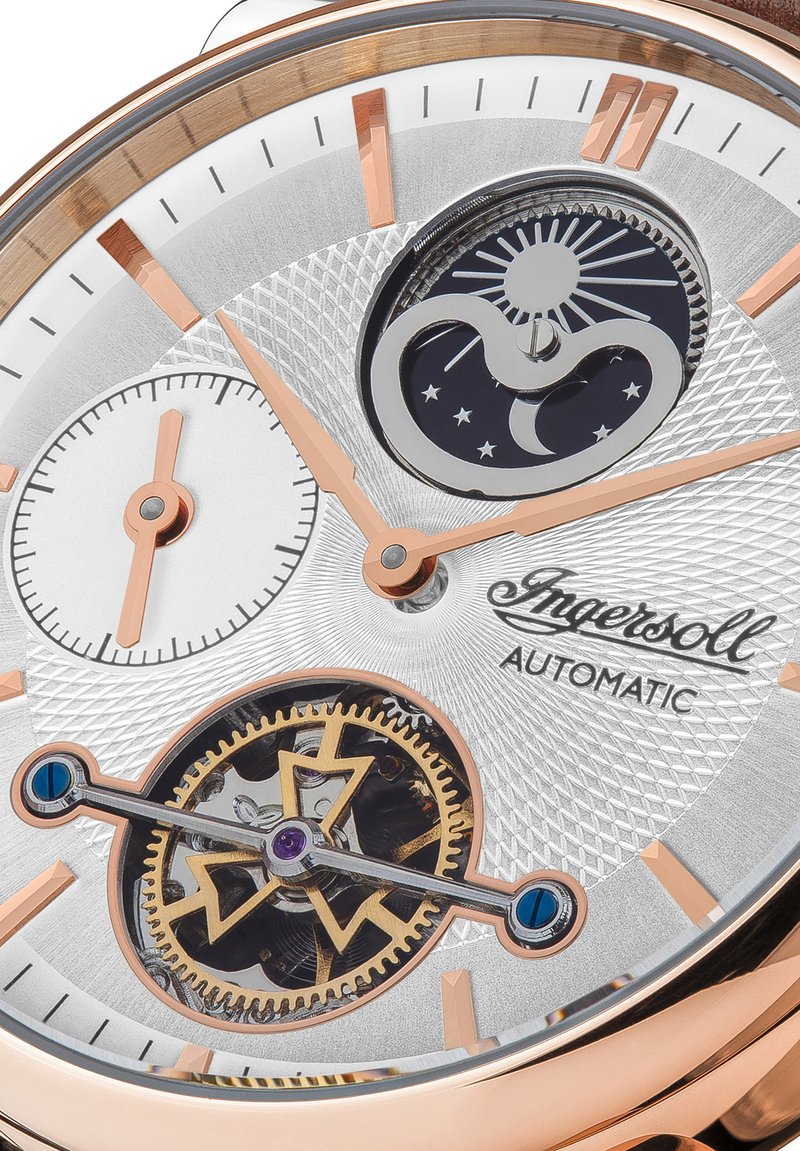 Ingersoll Automatikuhr The Swing Automatic Chronograph Watch Rosegold Rose Gold Coloured Zalando De