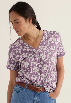 Seasalt Cornwall, SEASALT CORNWALL BARNOON TOP - T-shirt print - mallow vine verbena