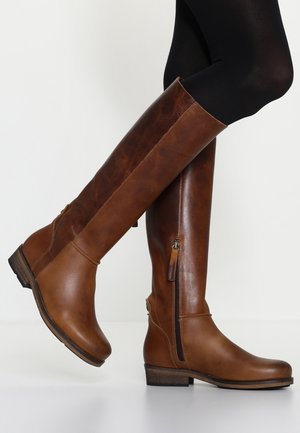 Høje støvler/ Støvler - cognac