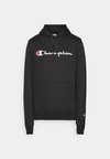 ICONS CONTRAST LOGO LARGE - Sweat à capuche - black