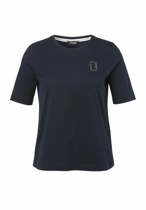 RUNDHALS - T-Shirt print - blau