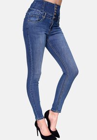 Elara HIGHWAIST - Vaqueros pitillo - blau