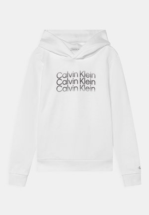 CUT HOODIE - Hoodie - bright white