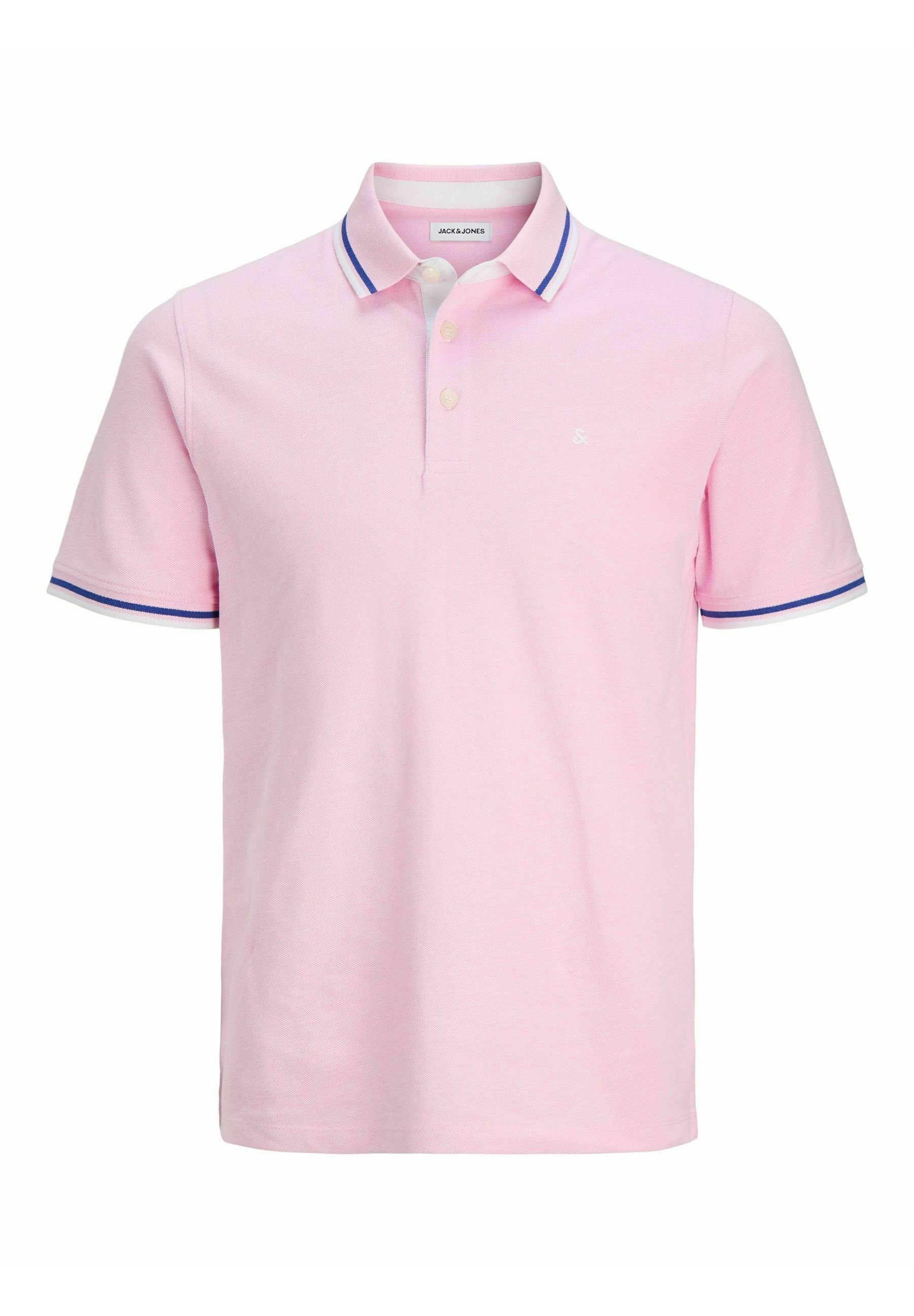 Jack & Jones JJEPAULOS POLO SS NOOS - Polo - prism pink/rosa claro