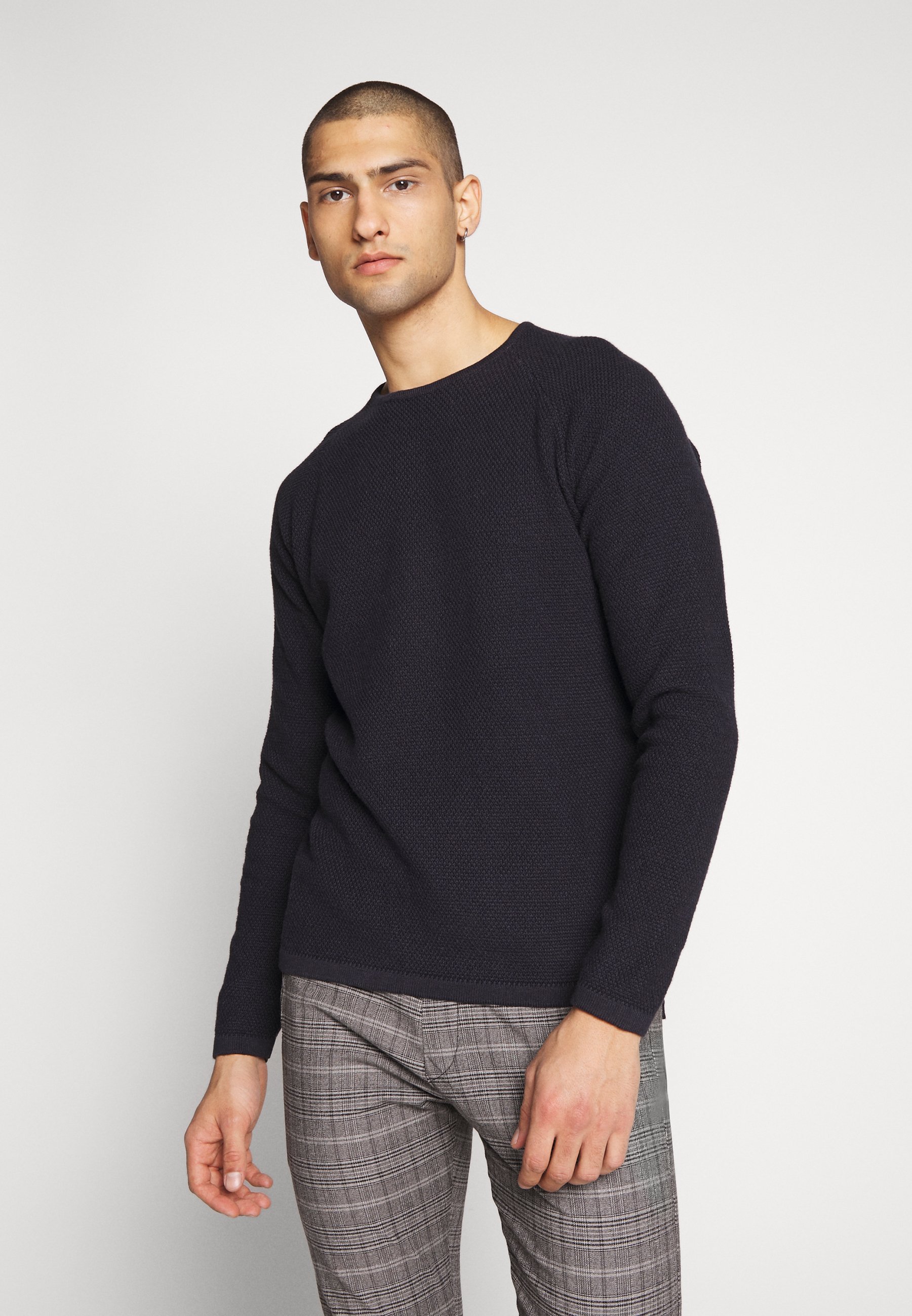 Gabba LAMP O NECK Trui navy Zalando.nl Gabba Trui blackZwart Zalando.nl