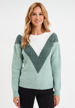 AMERICAN INSPIRATION LANGEN ÄRMELN - Jersey de punto - vert