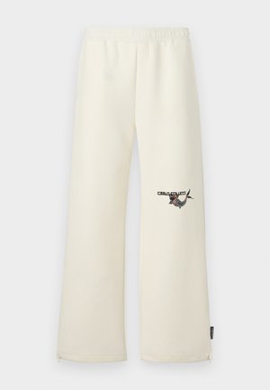 Carlo Colucci PANTS - Tracksuit bottoms - off white