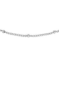Sølvkjede armbånd med sammenkoblede lenker og sfæriske detaljer jevnt fordelt i designet. Glatt, skinnende finish.
