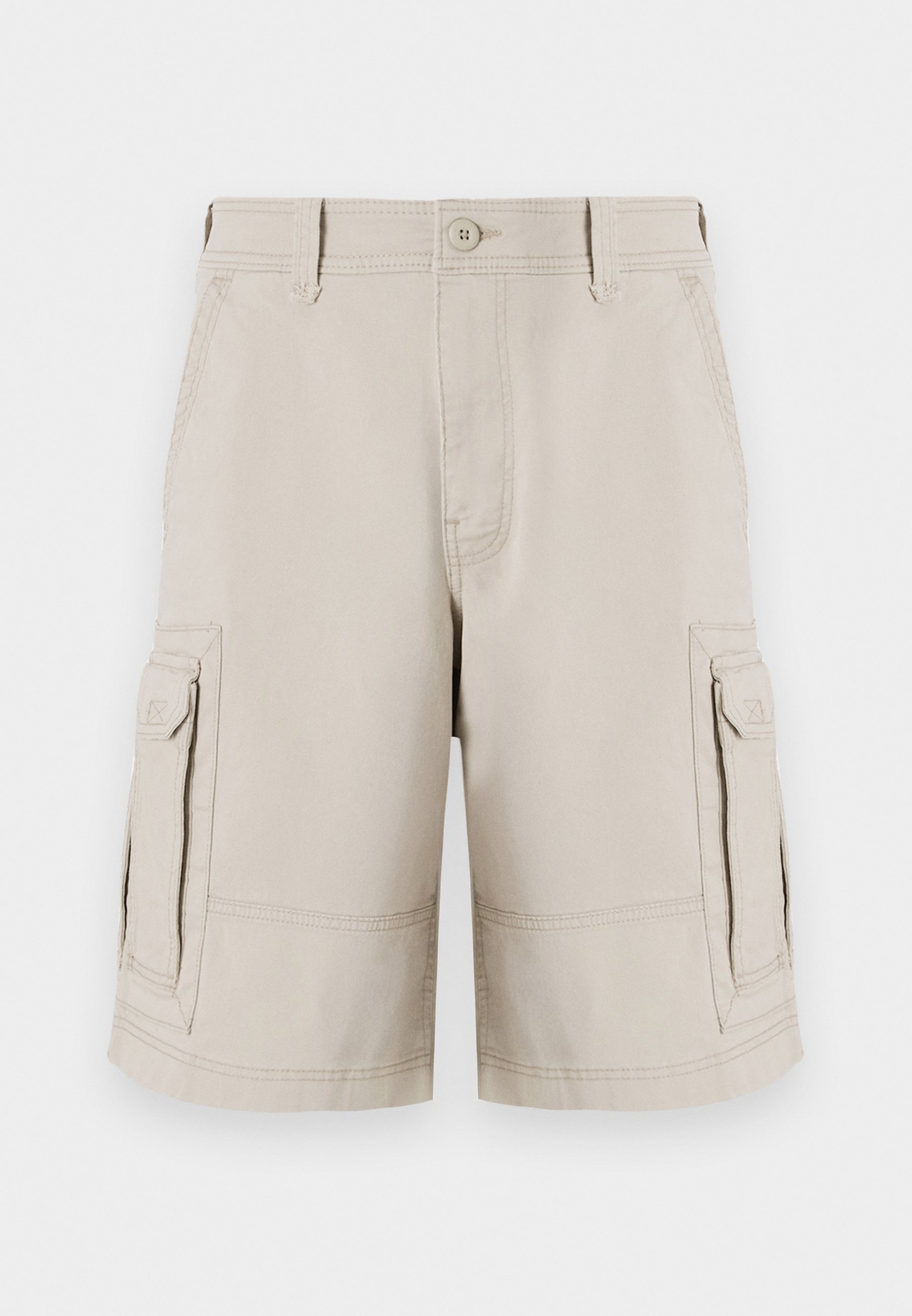 BAGGY - Denim shorts - khaki - Product Details