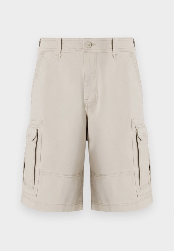 BAGGY - Denim shorts - khaki4