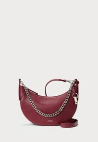 POLO ID LEATHER MINI CHAIN BAG - Håndtasker - pomegranate