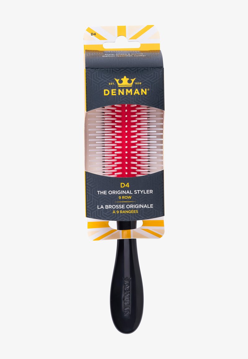 Denman - D4 ORIGINAL STYLER 9 ROW - Borstel - black, Vergroten