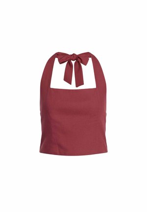 THE-ARE, TOP HALTER CON LAZADA AL CUELLO DE MUJER - Top - blush