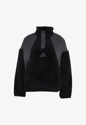 adidas Sportswear, ADIDAS SPORTSWEAR TERREX XPLORIC CLIMAWARM HIGH PILE SNAP PULLOVER - Felpa in pile - black