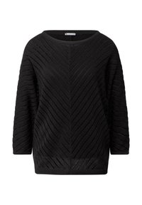 Strickpullover - schwarz