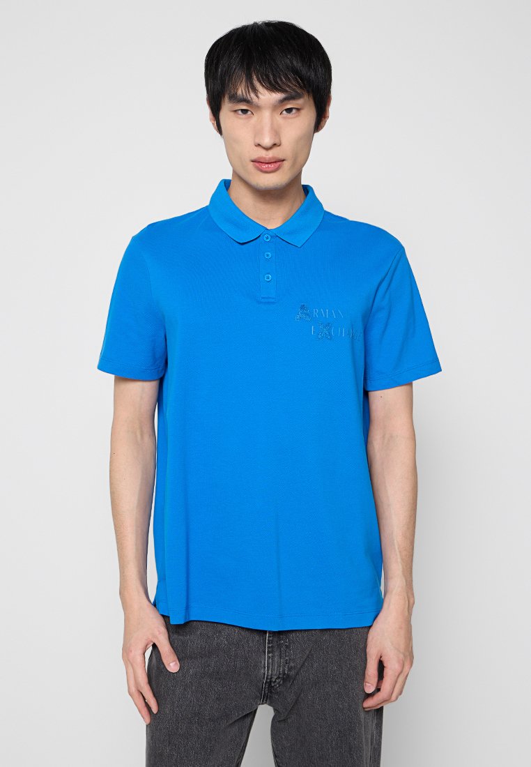 Armani Exchange Poloshirt blauw Armani Exchange Poloshirt blauw