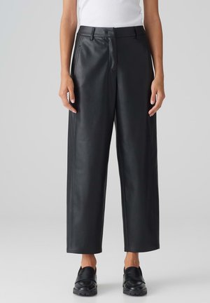 MARUTO - Lederhose - black