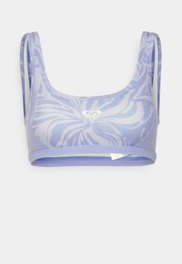 HEART INTO IT BRA - Medium support sports bra - purple heather fluid flowers